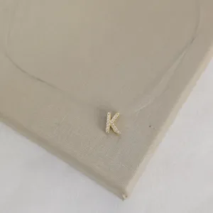 Colar Inicial Zircônia | Fio Nylon