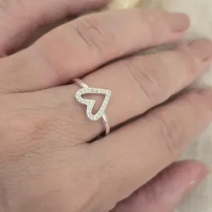 ANEL CORACAO ZIRCONIA