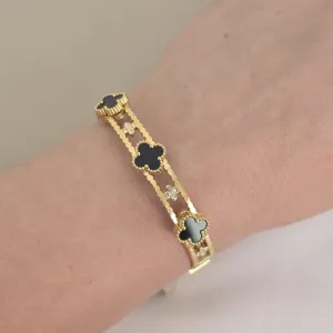 Bracelete Vancleef Zircônia