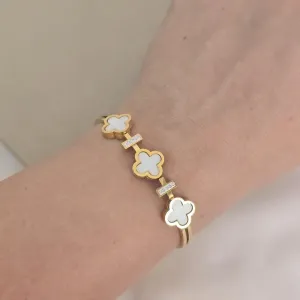 Bracelete Vancleef Zircônia