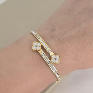 Bracelete Vancleef Zircônia