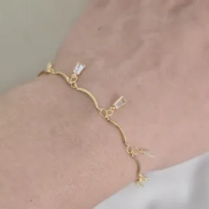 Pulseira Delicada Zircônia