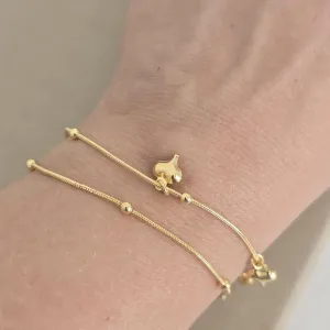 Pulseira Dupla Coração