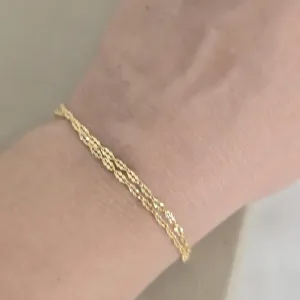 Pulseira Dupla Corrente Delicada