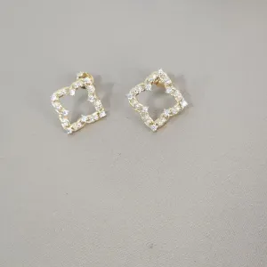 Brinco Zircônia Vazado