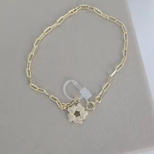 Pulseira Delicada Detalhe Coração