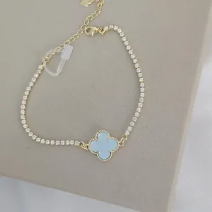 Pulseira Vancleef Verde Claro