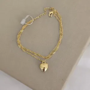 Pulseira Tripla Coração