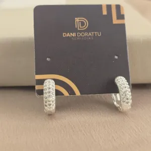 Argola Detalhe Zircônia
