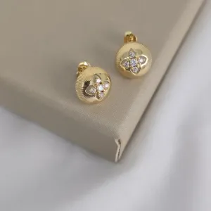 Brinco Circular Delicado Zircônia