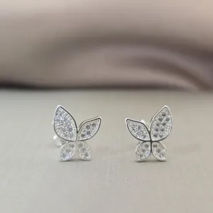 Brinco Delicado Borboleta de Zircônia