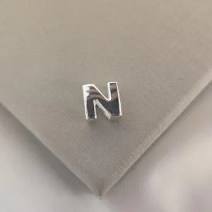 Pingente Letra N Prata