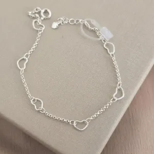 Pulseira Delicada Coração