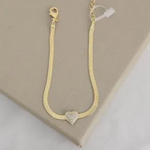 Pulseira Delicada Zircônia