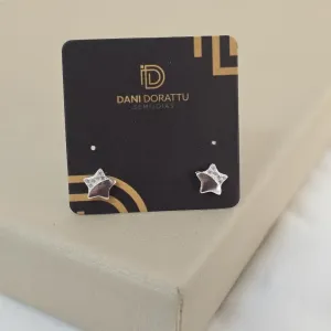 Brinco Delicado Estrela Lisa e Zircônia