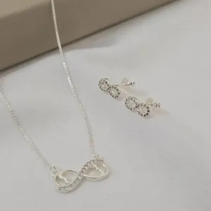 Conjunto Delicado Infinito Zircônia