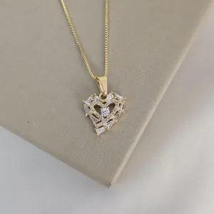 Colar Geométrico Zircônia