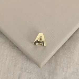 Pingente Letra A banhada ouro 18k