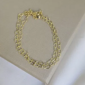 Pulseira Dupla Corações Pequenos