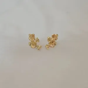 Brinco Flor Zircônia