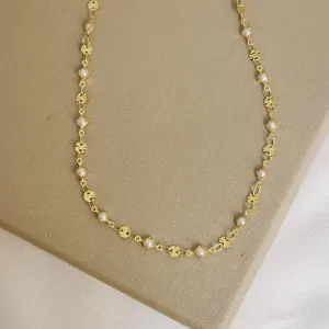 Colar Choker de Perolas