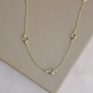 Colar Choker Vazado Corações