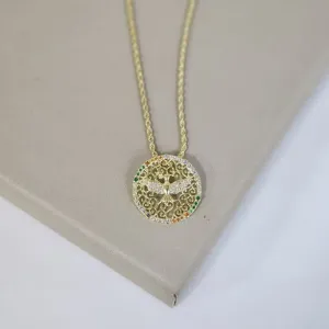 Colar Delicado Espirito Santo de Zircônia
