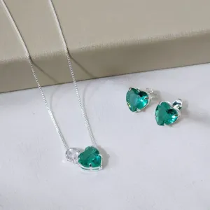 Conjunto Coração Zircônia