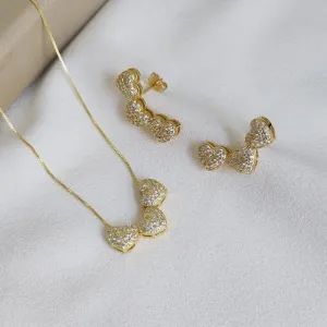 Conjunto Coração Zircônia