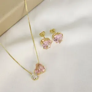Conjunto Coração Zircônia