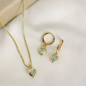 Conjunto Coração Zircônia