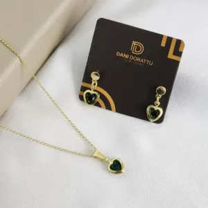 Conjunto Delicado Coração