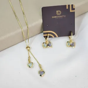 Conjunto Gravatinha de Corações
