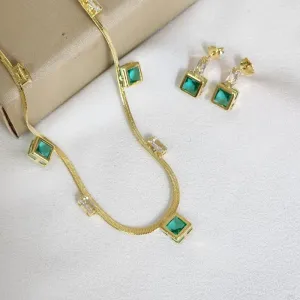 Conjunto Pedra Corrente Fita