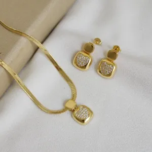 Conjunto Zircônia Corrente Fita