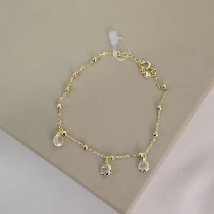 Pulseira Bolinha Zircônia