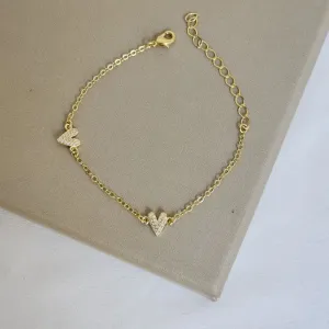 Pulseira Coração Zircônia
