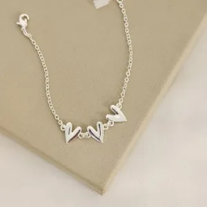 Pulseira Delicada Coração