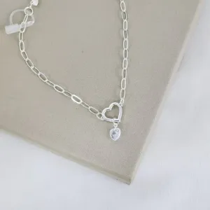 Pulseira Delicada Coração e Zircônia