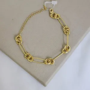 Pulseira Elos Detalhados Lisa
