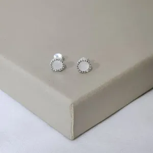 Brinco Madreperola e Zircônia