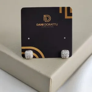 Brincos Delicado Zircônia