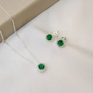 Conjunto Circular Delicado Zircônia