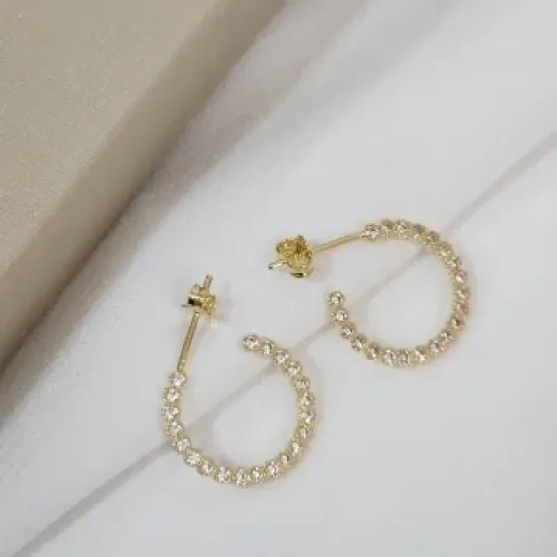 ARGOLA DE  ZIRCONIA