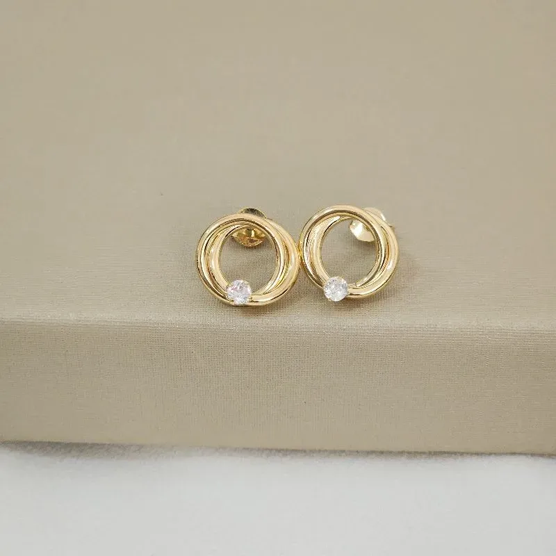 Brinco Oval Zircônia