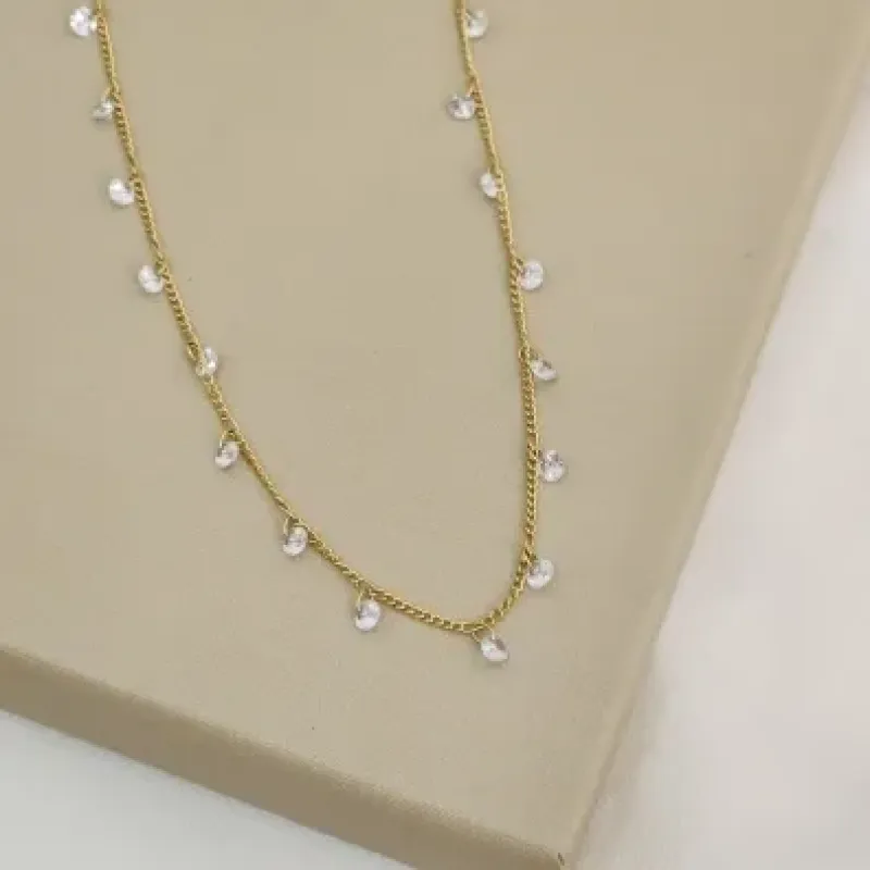 CHOKER COM ZIRCÔNIA