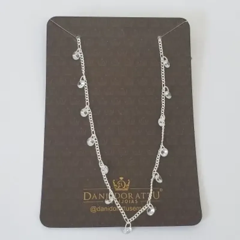 CHOKER COM ZIRCÔNIA