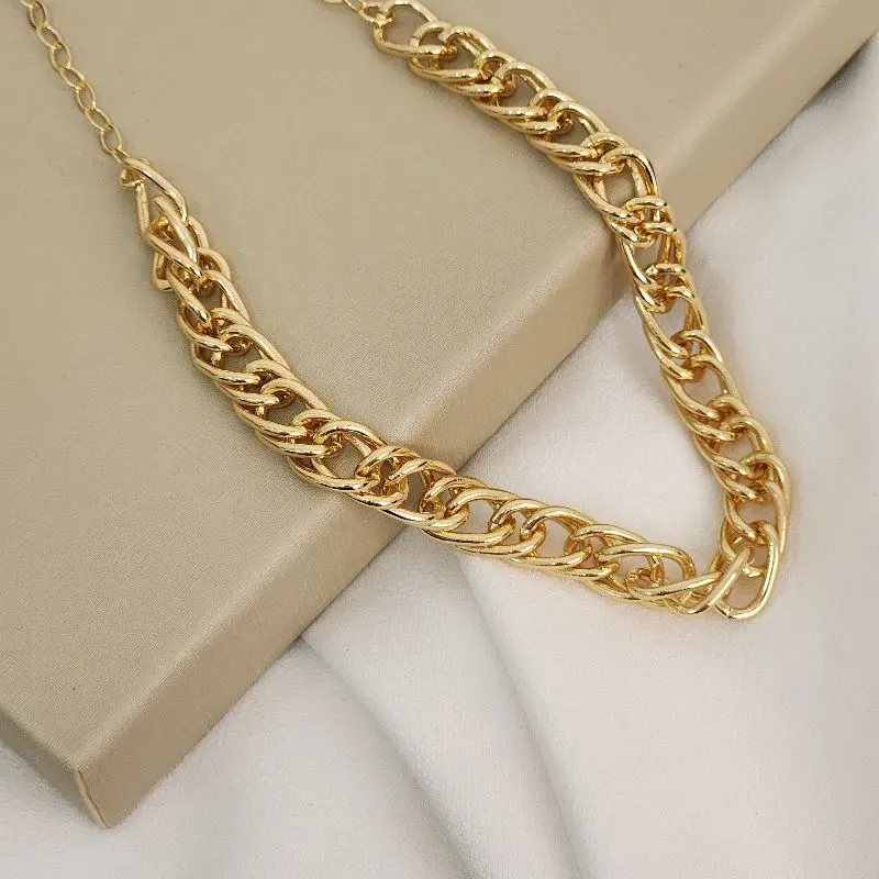 Colar elo metal