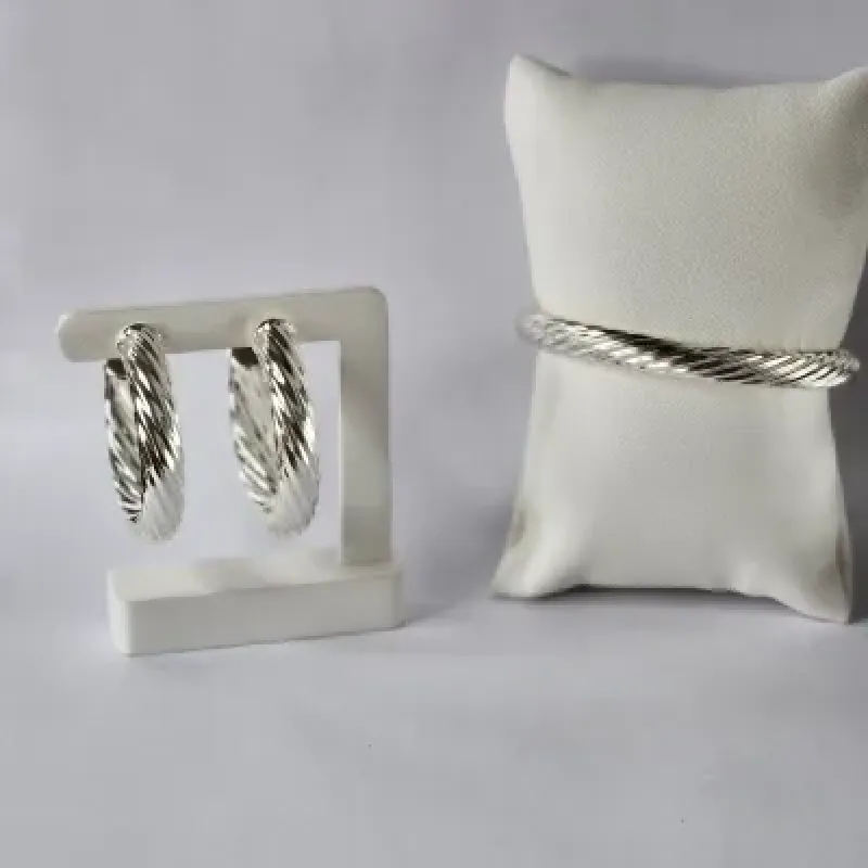 CONJUNTO ARGOLA | BRACELETE RISCADO