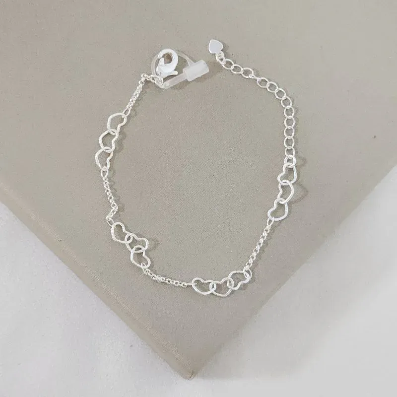 Pulseira 3 Corações